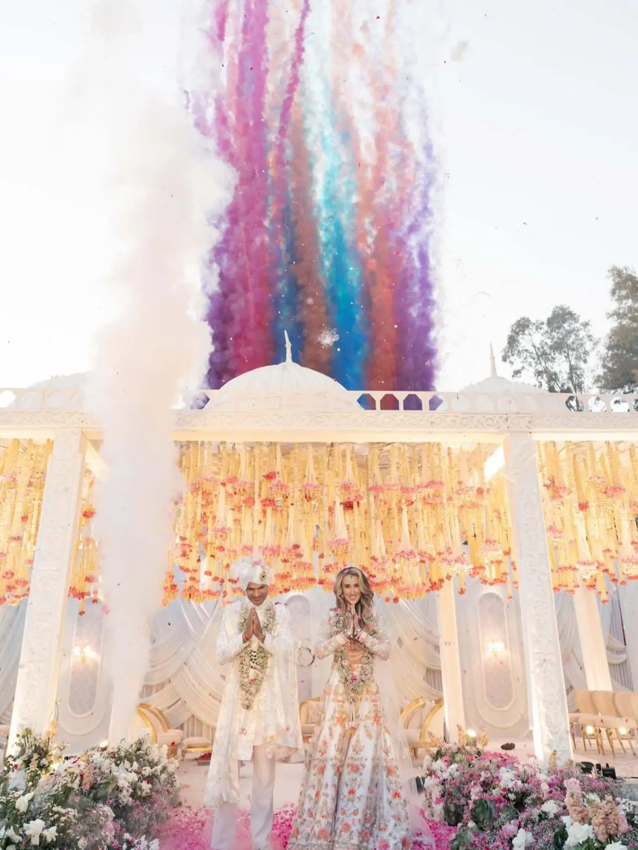 The couple had a grand ceremony in Udaipur surrounded by friends and family. Many cricketers also turned up for the wedding